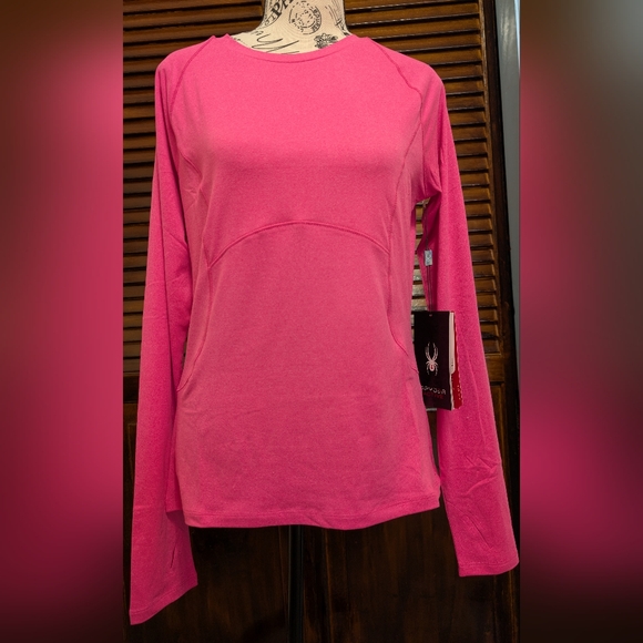 NEW WT! SPYDER ACTIVE LONG SLEEVE TOP - Picture 4 of 14